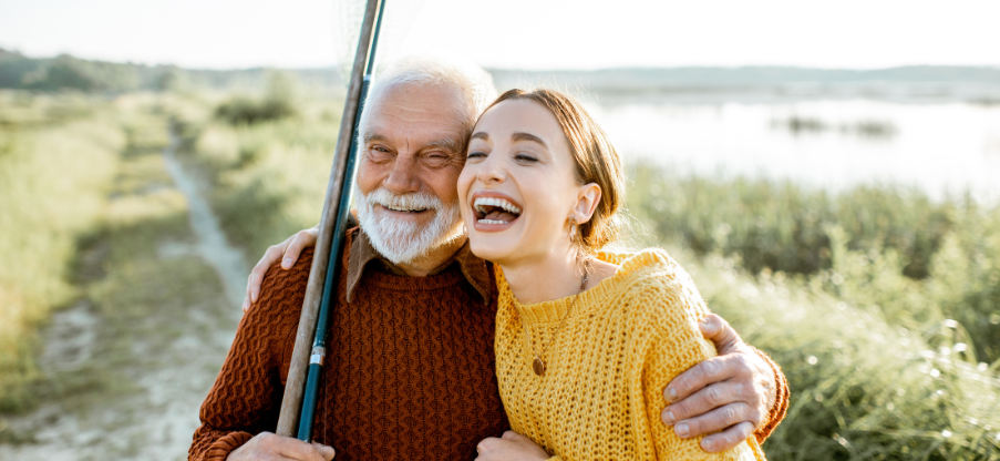 padre hija felicidad