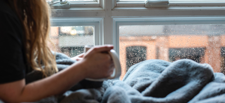 Casa lluvia ventana