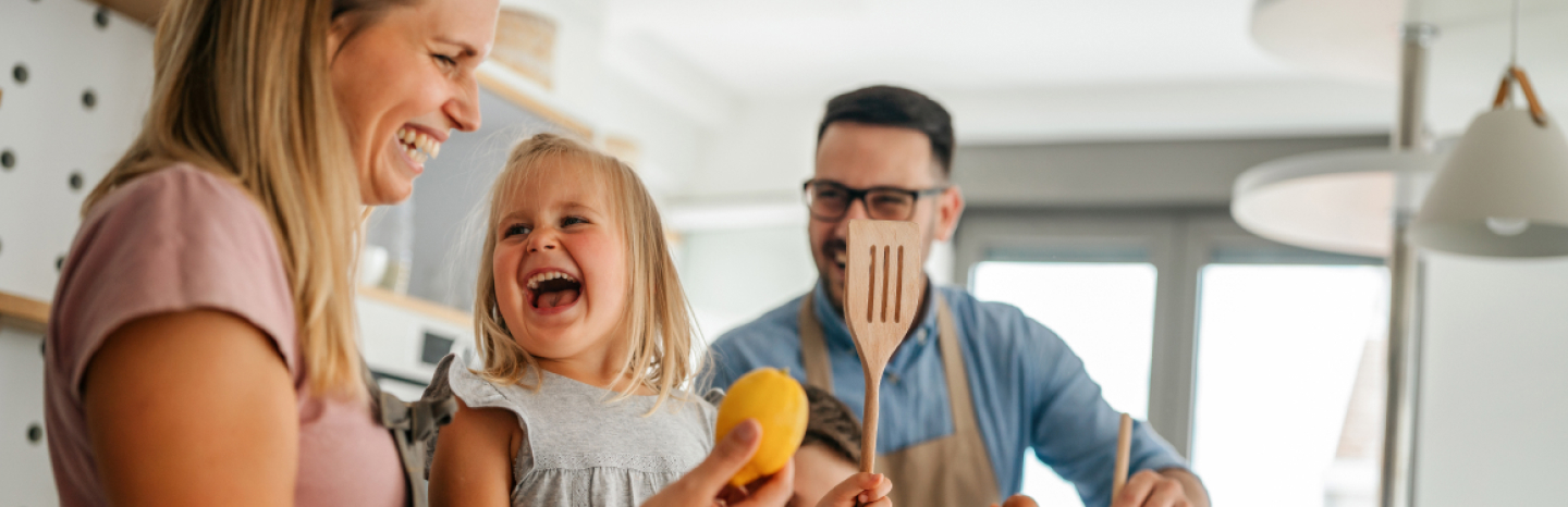 family smiling